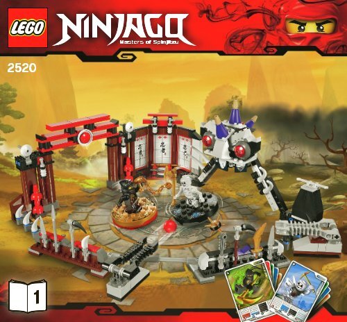 Lego Ninjago Battle Arena - 2520 (2011) - Spinjitzu Dojo BI 3005/48 - 2520 V29 1/2