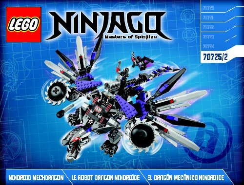 Lego Nindroid MechDragon - 70725 (2013) - OverBorg Attack BI 3019/80+4*-  70725 V 39