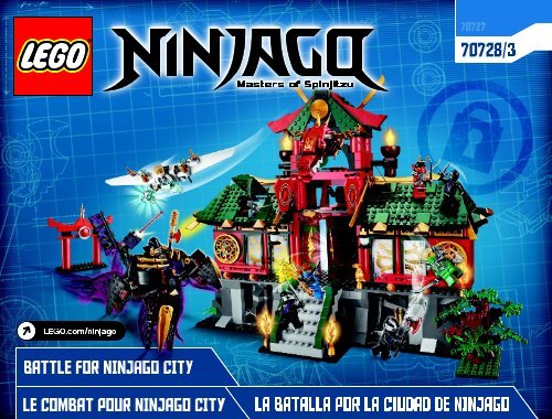Lego Battle for Ninjago City - 70728 (2014) - OverBorg Attack BI 3019/76+4*- 70728 3/3 V39