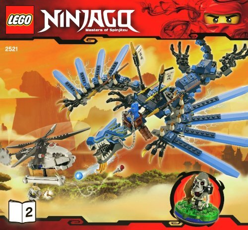 Lego Lightning Dragon Battle 2521 2011 Lightning Dragon Battle BI 3005 72 4 2521