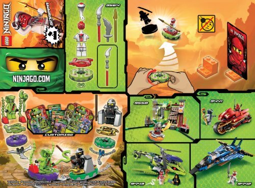 ^_^ Lego Snappa - 9564 (2012) - Jay ZX BI 2002/ 2 - 9564 V29/110