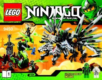 Lego Epic Dragon Battle - 9450 (2012) - Destiny's Bounty BI 3016/68+4*- 9450 V29 1/3