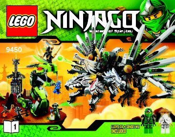 Lego Epic Dragon Battle - 9450 (2012) - Destiny's Bounty BI 3016/68+4*- 9450 V39 1/3