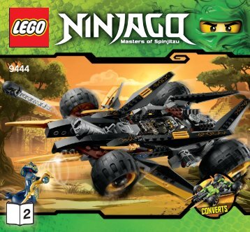 Lego Cole's Tread Assault - 9444 (2011) - Lava Falls BI 3005/40 - 9444 V39 2/2