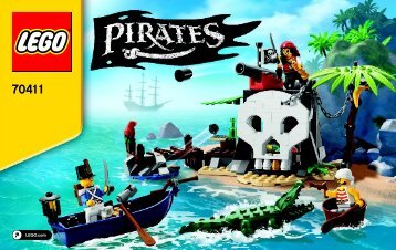 Lego Treasure Island - 70411 (2015) - Pirate Battle Ship BI 3004/76+4*-70411 v29