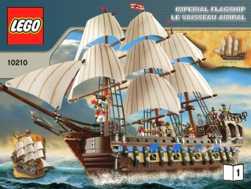 Lego Imperial Flagship - 10210 (2010) - Black Sea Barracuda BI 3009/68+4 10210 V46/39 1/2