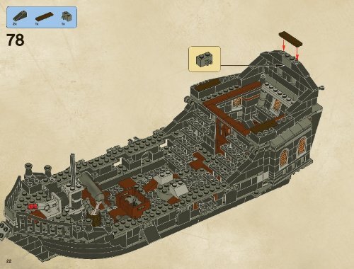 Lego The Black Pearl - 4184 (2011) - Isla De la Muerta BI 3019/76+4*- 4184 V 29/39 2/2