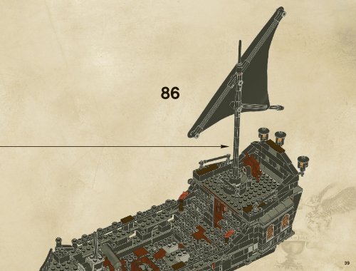 Lego The Black Pearl - 4184 (2011) - Isla De la Muerta BI 3019/76+4*- 4184 V 29/39 2/2