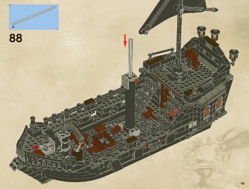 Lego The Black Pearl - 4184 (2011) - Isla De la Muerta BI 3019/76+4*- 4184 V 29/39 2/2