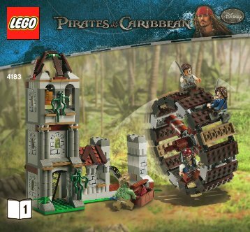 Lego The Mill - 4183 (2011) - Isla De la Muerta BI 3005/32 - 4183 V29/39 1/2