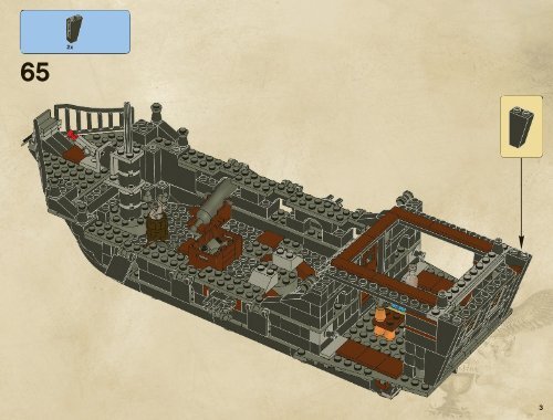 Lego The Black Pearl - 4184 (2011) - Isla De la Muerta BI 3019/76+4*- 4184 V 29/39 2/2