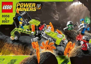 Lego Stone Chopper - 8956 (2009) - Power Miners 8956 + 8957 Cave Cutter