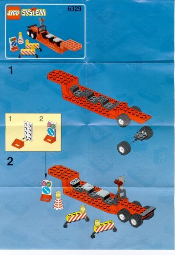 Lego Truck Stop - 6329 (1998) - Highway Patrol BUILD.INS.6329 BISON TRAIL.2/4