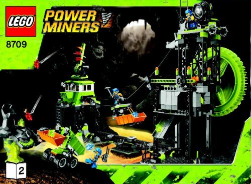 Lego Underground Mining Station - 8709 (2009) - Power Miners BI 3006/72+4 - 8709 2/2