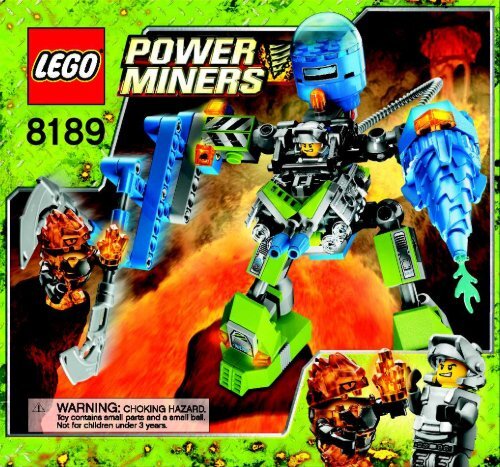 Lego Magma Mech - 8189 (2009) - Power Miners BI 3005/48 - 8189 V 39