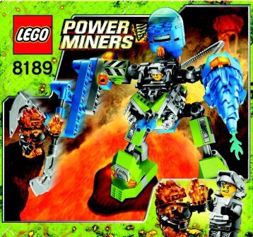 Lego Magma Mech - 8189 (2009) - Power Miners BI 3005/48 - 8189 V 29