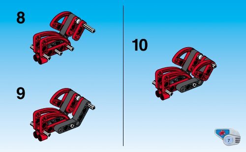 Lego Slammer Racer - 8237 (2000) - Jump Riders BUILDINGINSTRUCTION 8237