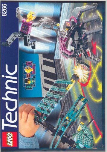 Lego Blue Flash Versus the Arachnophob - 8266 (1998) - Battle Cars BUILDING INSTR. 8266