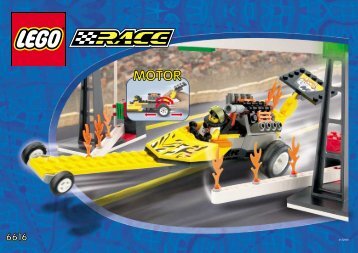 Lego Rocket Dragster - 6616 (2000) - Speed Computer BUILD.INST. FOR 6616