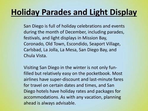 Winter In San Diego - Fun & Affordable Things To Do