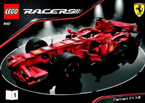 Lego Ferrari F1 1:9 - 8157 (2008) - Ferrari F1 Truck BUILDING INSTRUC.- 8157 BOOK 1