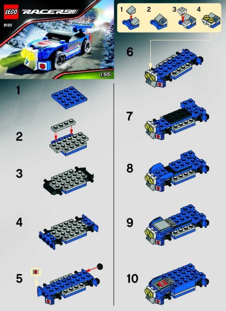 Lego Rally Sprinter - 8120 (2008) - Street Chase BI, 8120