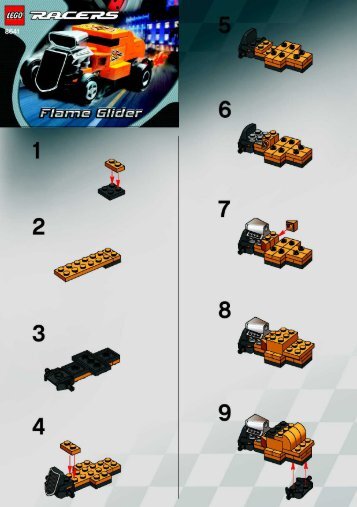 Lego Flame Glider - 8641 (2004) - Ramp Crash BI 8641