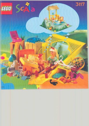 Lego SPLASHY SWIMMINGPOOL - 3117 (1998) - SCALA GIGGLY NURSERY BUILDING INSTR. FOR 3117
