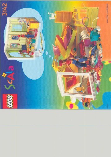 Lego MARIE`S CREATIVE CORNER - 3142 (1999) - SCALA GIGGLY NURSERY BUILD.INST FOR 3142