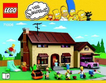 Lego The Simpsonsâ¢ House - 71006 (2014) - The Simpsonsâ¢ House BI 3016 80+4*-71006 BOOK2/3 V39