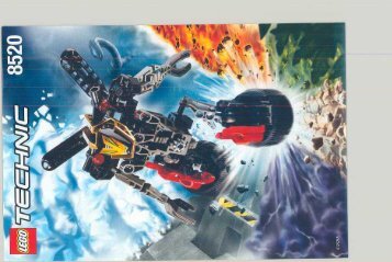 Lego Millennium Slizer - 8520 (1999) - Fire Slizer BI FOR 8520