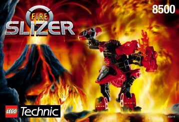 Lego Fire Slizer - 8500 (1999) - Fire Slizer BUILDING INSTR. 8500 IN