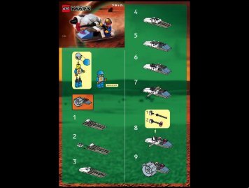 Lego Mono Jet - 7310 (2001) - Hive Crawler BUILD INST. 7310