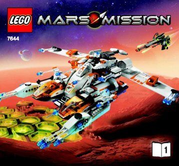 Lego MX-81 Hypersonic Spacecraft - 7644 (2008) - T3-Trike BUILD.INST. - 7644 BOOK 1/2