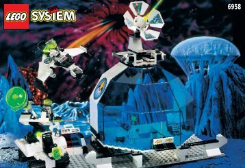 Lego SCIENCE LAB - 6958 (1996) - SMALL DROID SPACE SHIP BUILDING INSTR. 6958 IN