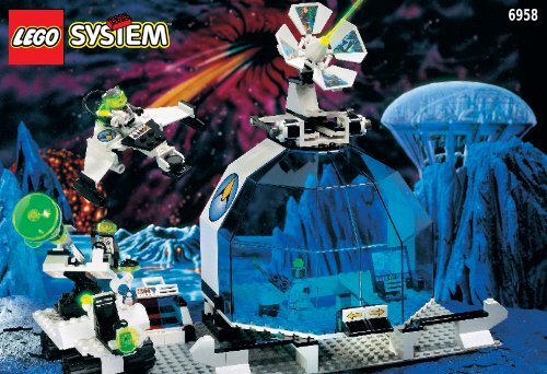 Lego SCIENCE LAB - 6958 (1996) - SMALL DROID SPACE SHIP BUILDING INSTR. 6958 IN