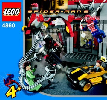 Lego Spiderman Co-Pack - 65708 (2005) - Doc Ock's Crime Spree BULDING INSTRUCTION, 4860 IN