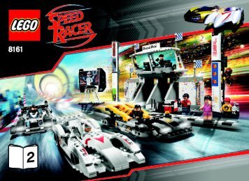 Lego Grand Prix Race - 8161 (2008) - Speed Racer & Snake Oiler BUILDING INSTR. 8161, Book 2