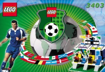 Lego Grandstand with Scoreboard - 3403 (2000) - NHL All Teams Set BUILD.INST FOR 3403 IN