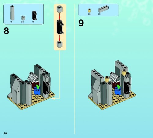 Lego Bikini Bottom Undersea Party - 3818 (2012) - Heroic Heroes of the Deep BI 3017 / 80+4 - 65/115g, 3818 V39