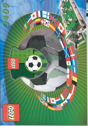 Lego Football Pitch - 3409 (2000) - Main Entrance with Ground Staff BI  3409 IN