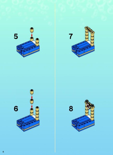 Lego Good Neighbors at Bikini Bottom - 3834 (2009) - Krusty Krab Adventures BI 3006/48 - 3834