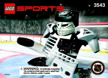 Lego Slammer Goalie - 3543 (2003) - The Ultimate NBA Arena BI, 3543 NA