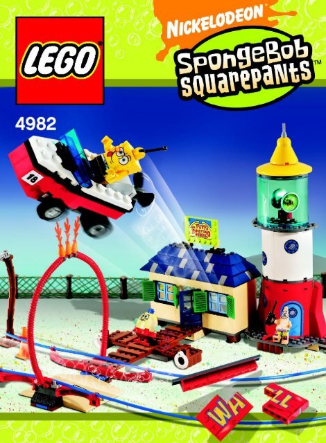 Lego Mrs. Puff s Boating School 4982 2007 Krusty Krab Adventures BI 4982