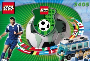 Lego Football Team Coaches - 3405 (2000) - NHL All Teams Set BUILD.INST FOR 3405 IN