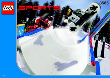 Lego Snowboard Super Pipe - 3585 (2003) - Street Soccer BI 3585