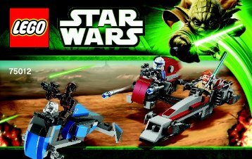 Lego BARC Speederâ¢ with Sidecar - 75012 (2013) - Jedi Starfighterâ¢ & Kaminoâ¢ BI 3004/64+4-65*- 75012 V29