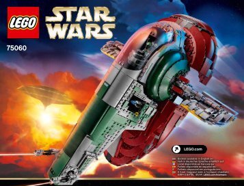 Lego Slave Iâ¢ - 75060 (2015) - B-Wingâ¢ BI 3019/296+4/65+200g -75060 V29