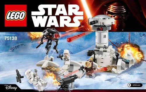 Lego Hoth&trade; Attack - 75138 (2016) - Rebel Alliance Battle Pack BI 3004/64+4, 75138 V29