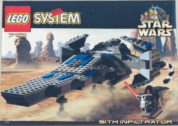 Lego Sith Infiltratorâ¢ - 7151 (1999) - Sith Infiltratorâ¢ BUILD.INST. FOR 7151